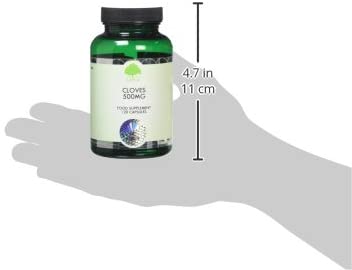 Cloves Powder Capsules 500mg - 120 Vegan Capsules - Natural Clove Powder Supplement - Non-GMO, Made in the UK - G&G Vitamins - Image 4