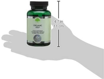 Organic Kelp Supplement 500mg - Natural Source of Iodine - 120 Vegan Capsules - Non GMO, Made in the UK - G&G Vitamins - Image 4