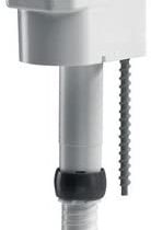 Siamp 99T Bottom Entry Adjustable Telescopic Inlet Float Valve 1/2 inch 15mm Plastic 30998010, Multi-Colour