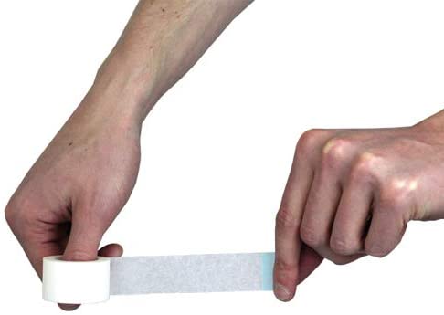 Value Aid Microporous Tape - 1.25cm x 5m - Single Roll, White, 1.25cm x 5m - 1 Roll