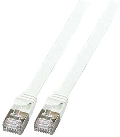 EFB-Elektronik RJ45 Flat Patch Cable U/FTP Cat.6A PVC 0.5 m Grey, gray