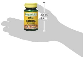 Veganicity Guarana 750mg : Energy & Focus Supplement : 60 Tablets, in a Planet-Friendly 99% Recycled Pot - Image 4