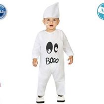 Atosa 61205 Costume Ghost + 24 Months White, Babies