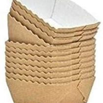 Bakery Direct Square Mini Loaf Card Disposable Baking Moulds / Cases (50)