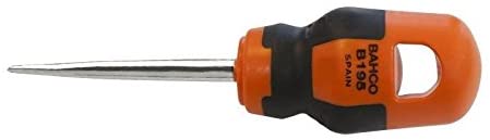 Bahco B195.006.050 "Stubby" Screwdriver, Multi-Colour, 6 x 50 mm