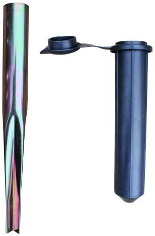 JVL Heavy Duty Multi-Fit Ground Soil Spear Spike with Adaptor to Fit 32 and 40 mm Diameters with Plastic Adaptor
