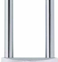 ABUS 64TI/50HB80 50 x 80mm Titalium Padlock Long Shackle Keyed KA6511