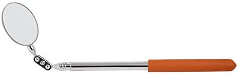 Bahco 5515T-52 Telescopic Swivel Head Mirror, Silver, 50 x 290 mm