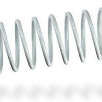 Fellowes 53150 – Pack of 100 Metallic Swirls, 6 mm, White
