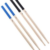 Origlam 2Pcs 7A Maple Drumsticks, 7A Maple Drum Sticks, 7A Wood Tip Maple Drumsticks, Maple Wood Drum Sticks for Students and Adults (Blue)