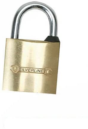 Silverline MSS02 Brass Padlock 30 mm