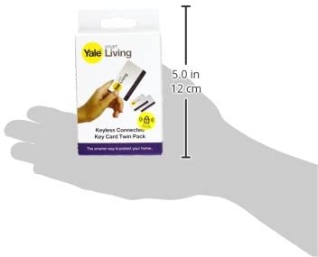 Yale P-YD-01-CON-RFIDC Smart Door Lock Key Cards, White, Pack of 2 - Image 4