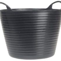 Faithfull FLEX15B Heavy-Duty Polyethylene Flex Tub - Black