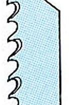 Piranha Jigsaw Blade T Shank HSS Metal, 76 mm - Set of 3
