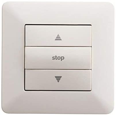 Zenitech, Roller Shutter Control 2300W 10A, Ready to Install recessed Installation, Compact Motor and Clip-on Bracket