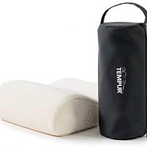 Tempur Original Travel Pillow – Luxury Memory Foam Support Cushion for Travelling - Made from NASA Certified Supportive Memory Foam TEMPUR® Material - Made in Denmark - Removable Washable Cover