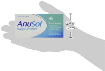 Anusol, Suppositories Treatment for Haemorrhoids Shrinks Piles Relieves Discomfort and Soothes Itching, 12 Suppositories - Image 3