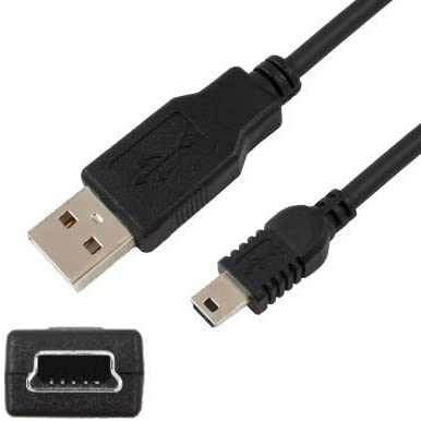 DragonTrading Replacement USB Data Transfer Cable for Canon IXUS and ELPH Cameras. 1.8 Metre Long Cable, BLACK, 1.8 metres - Image 2