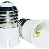 Luminosa E27 to B22 Lamp Socket Adapter Socket Converter (Pack of 2) / Screw to Bayonet Bulb Socket Adaptor Convertor/CE Certified / 1 Year Warranty