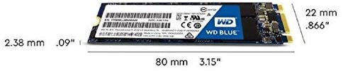 Western Digital WDS250G2B0B WD Blue 3D NAND Internal SSD M.2 SATA, 250 GB - Black - Image 3