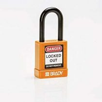 ABUS 59113 Non Conductive Lock Out Tag Out Anodized Aluminium Padlock - Orange