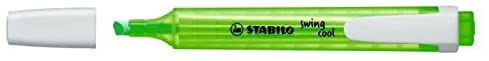 STABILO Swing Cool Highlighters Pack of 4 Green Yellow Blue Pink, Yellow, green, blue, pink, 1 count (Pack of 4) - Image 4