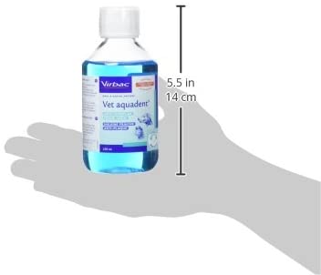 Virbac Vet Aquadent Anti-Plaque Fresh Breath Dental Care Solution for Dogs and Cats Unflavoured, 250ml with Doseur Gobelet - Image 4
