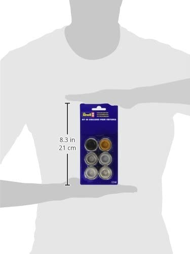 Revell 32344 32344-Autombile Colour Set 2, 6X Enamel Paints, Beige, 34 x 24 x 3 cm, Various, 14 ml (Pack of 6) - Image 3