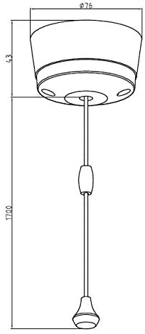 Knightsbridge SN8300 2-Way Pull Cord Switch, 10A, White - 2W, 2 Way 10A - Image 2