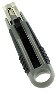 Westcott E-84026 00 18 mm Professional Trapezoid Utility Safety Knife with Soft Grip Plastic Handle - Grey - Image 2