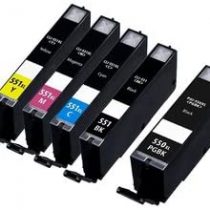 5PK High Capacity Inks for Canon PIXMA iP7250, MG5450, MG5650, MG5550, MG6350, MG6450, MG7150, MG7750, MX725, MX925 Printers - ONE Set by BVH Direct