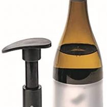 Cellardine 627 CELLARDINE ABS Plastic Vacuum Wine Saver Pump and Stopper, Black