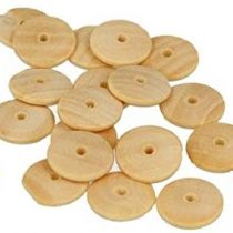 Artemio 35 Round Flat Beads Set to Decorate, Beige, 9 x 1.5 x 13 cm