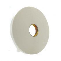 3M 9546 Double Coated Polyethylene Foam Tapes, 25 mm x 66 m, White, Pack of 9