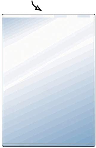Rexel 23412090 Document Protector Soft PVC Foil 170 µm with Slight Grain 59 x 89 mm Opening at Top Pack of 25 Transparent - Image 2