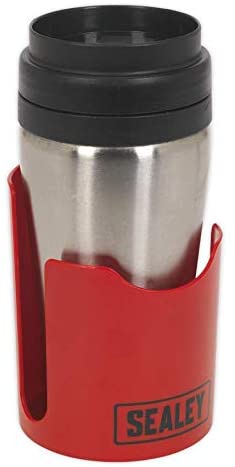Sealey Apch Magnetic Cup/Can Holder - Red, White - Image 3