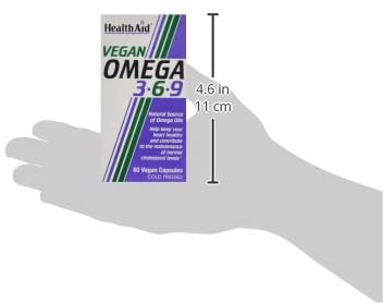 HealthAid Vegan Omega 3-6-9 Capsules - 60 Capsules, 60 count (Pack of 1) - Image 4