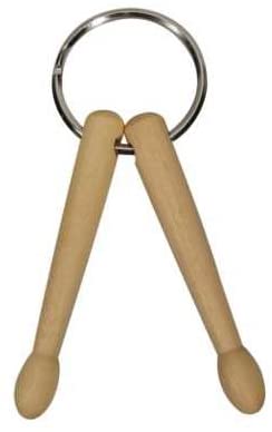Hayman drumsticks key chain, Brown