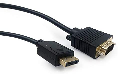 Gembird CCP-DPM-VGAM-6 DisplayPort VGA Black Cable Adapter - Cable Adapter (DisplayPort, VGA, Male/Male, 1.8 m, Black)
