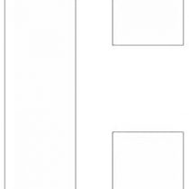 Merriway BH04107 White Vinyl Stick-On Wheelie Bin Post Box Crate Dust Bin Letters 75 mm (3 Inch) Letter C - Pack of 4