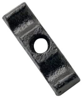 Merriway BH04253 (4 Pcs) Shed Gate Rabbit HutchTurn Button Catch, 50 mm Black Japanned - Pack of 4 Pieces
