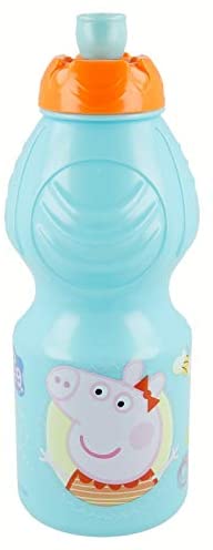 Peppa Pig 2292; Easy Sport Bottle Capacity 400 ml; Plastic Product; BPA Free, Blue