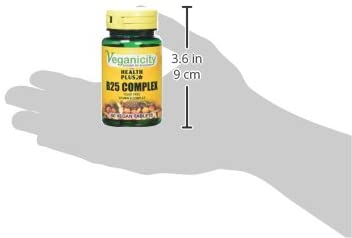 Veganicity B25 Complex : Vitamin B Supplement : 60 Tablets, in a Planet-Friendly 99% reccyled Pot, 60 count (Pack of 1) - Image 4