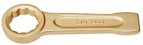 Bahco NS106-25 Slogging Ring Spanner, Gold, 25/32-Inch