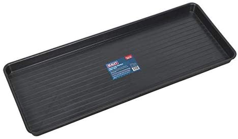 Sealey DRPL15 Workshop Garage Oil Fuel Drip Tray Pan Pits Low Profile 15l, White - Image 2