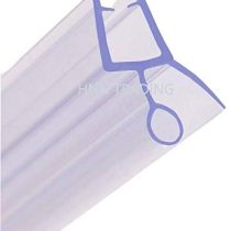 HNNHOME® Rubber Plastic Bath Shower Screen Seal Strip For 8-10mm Glass Door Curved Straight 5-10mm Gap