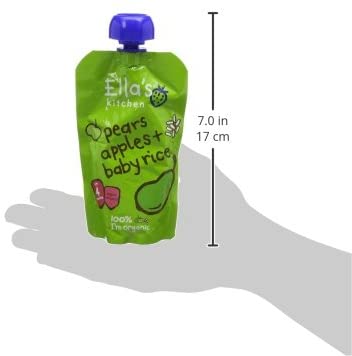 Ella's Kitchen, Stage 1 Organic Apple and Pear Baby Rice 120 g, (Pack of 7), 120 g (Pack of 7) - Image 3