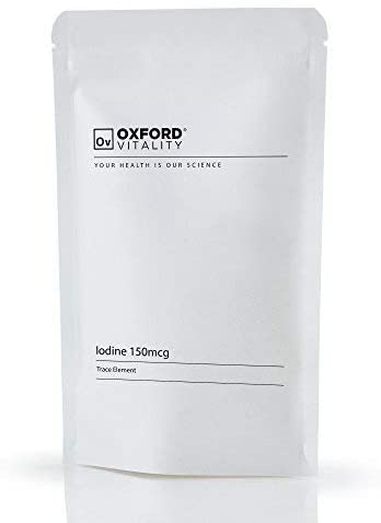 Iodine Supplements | 150mcg Tablets for Pregnancy Health & Thyroid | Oxford Vitality