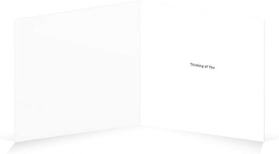 ArtPress Jessica Cooper Thinking of You Floral Art Greeting Card (15 x 15 cm) - Image 2