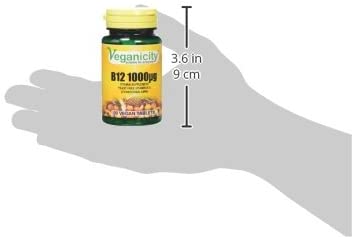 Veganicity B12 1000µg : High Strength Vitamin B12 Supplement : 90 Tablets, in a Planet-Friendly 99% Recycled Pot - Image 4